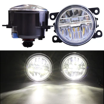 

High Brightness 12V 90mm Round LED Fog Light Daytime Running Light DRL For Ford Tourneo Custom Box 2012-2013 Fog Lamp Lights