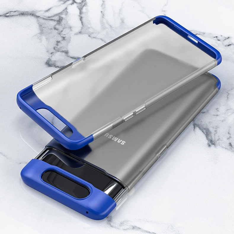 Роскошный чехол для телефона для Sumsung A80, чехол, полупрозрачный, модный, жесткий, ультра тонкий, матовый, задняя крышка для Sumsung a80, кольцо, силиконовый чехол