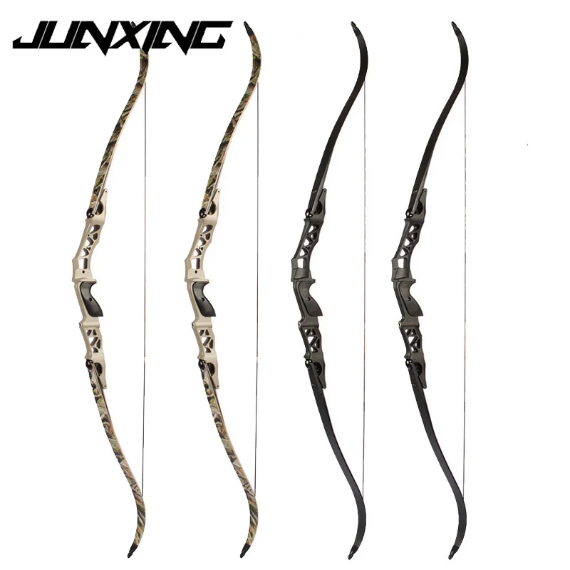 

2018 New 64 Inch Archery 30-60lbs Junxing F166 Ilf Recurve Bow Takedown Riser Limbs Universal Insert For Shooting Hunting