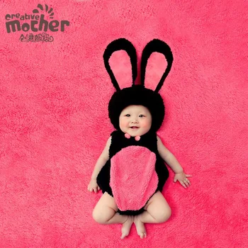 

Newborn Photography Props Cute Handmade Knitting Hat Pants Set Baby Clothing for 0-4 Months Baby Photography Props Accessories