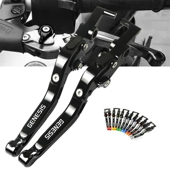 

Motorcycle Accessories CNC Aluminum Brake Clutch Levers Adjustable Folding Extendable For yamaha GENESIS