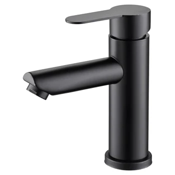 

Sink Faucet Kitchen Single Handle Hotel Easy Install Deck Mounted Tap Anti Rust Bathroom Basin Water Mixer Waterfall Cold Hot