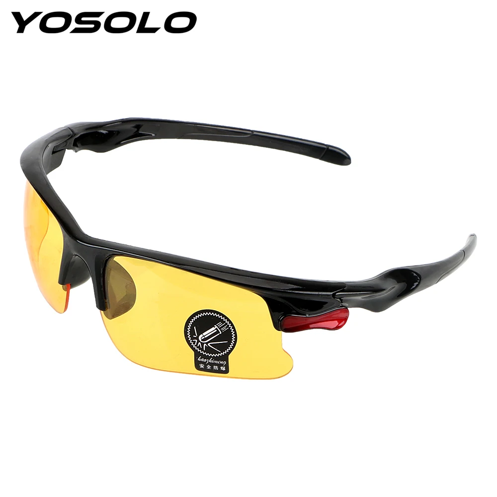 YOSOLO Защитное снаряжение солнцезащитные очки Ночное видение драйверы вождения очки с антибликовым покрытием ночного видения очки