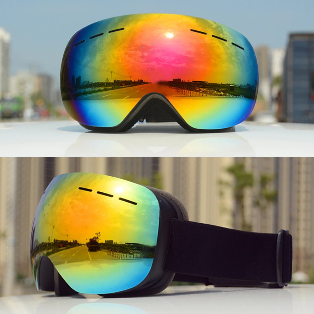 Ski Goggles UV400 Protection Snowboard Eyewear Anti-fog Big Ski Mask Glasses Snow Snowmobile Man Women Skiing Outdoor Sport