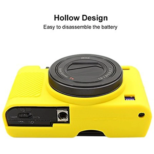 PULUZ мягкий силиконовый защитный чехол для sony RX100 III/IV/V