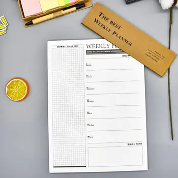 

Simple Weekly Plan Schedule Calendar Memo A4 Planning Schedule Note Book 2020 Calendar Memo Work Study Schedule Schedule Plan No