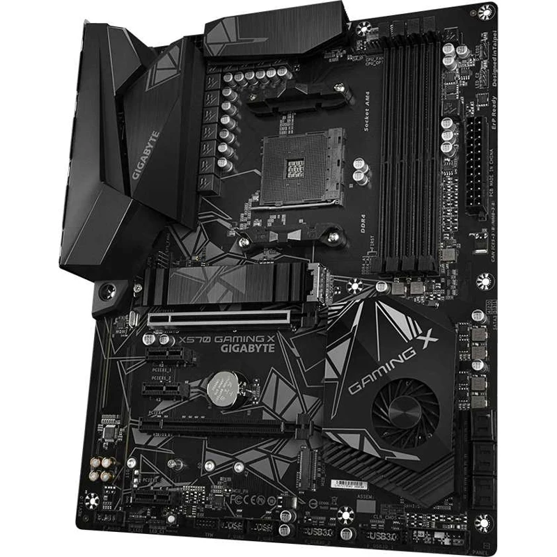 Материнская плата Gigabyte X570 GAMING X Soc-AM4 AMD X570 4xDDR4 ATX AC`97 8ch(7.1) GbLAN RAID+HDMI