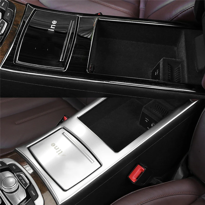 Карманго для Audi A6 C7 2011- автомобильный Стайлинг Шестерня держатель стакана для напитков панель Крышка отделка рамка наклейка хромированные аксессуары для интерьера