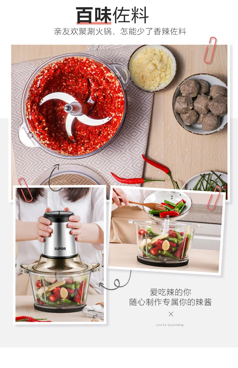 Мясорубка бытовая электрическая маленькая Нержавеющая Сталь Многофункциональная машина для приготовления мяса миксер сломанная овощная