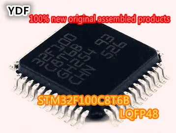 5 шт./лот STM32F100C8T6B STM32F100 32F100 C8T6B LQFP48
