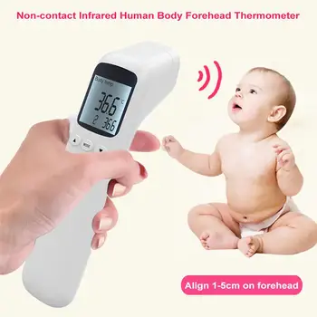

Newest Forehead Thermometer Digital Infrared Thermometer Non-Contact Thermometer For Kids Adults Body Temperature Measurement