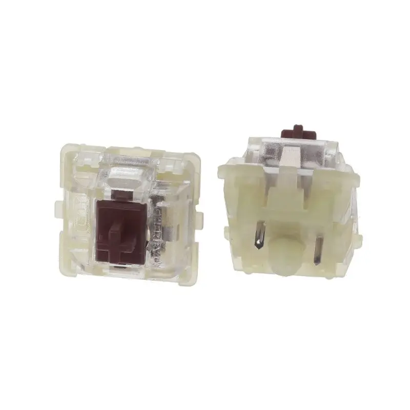 오리지널 SMD RGB 체리 MX 스위치 3 핀 피트 브라운 스위치 기계식 키보드 클리어 스위치, 2 개