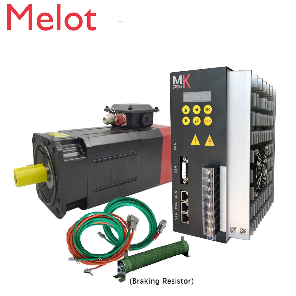 

hot sale Hybrid 1.5KW cnc milling machine spindle motor cnc spindle motor