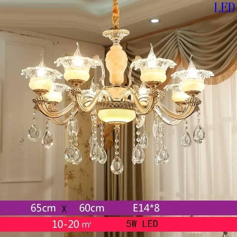 Jantar Lampara De Techo современный канделябр Современный хрустальный подвесной светильник для дома подвесной светильник
