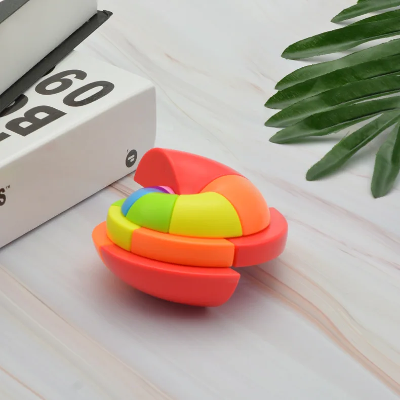 [Музыкальные вечерние трехслойные кубики Nautilus Rubik's] стиль 3-Order специальная форма креативные импортные товары необычная новая забавная головоломка Ma