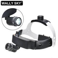 

Dental Headlight 3W LED Head Lamp with Buit-in Rechargeable Lithium Battery for Dental Loupe Head Light