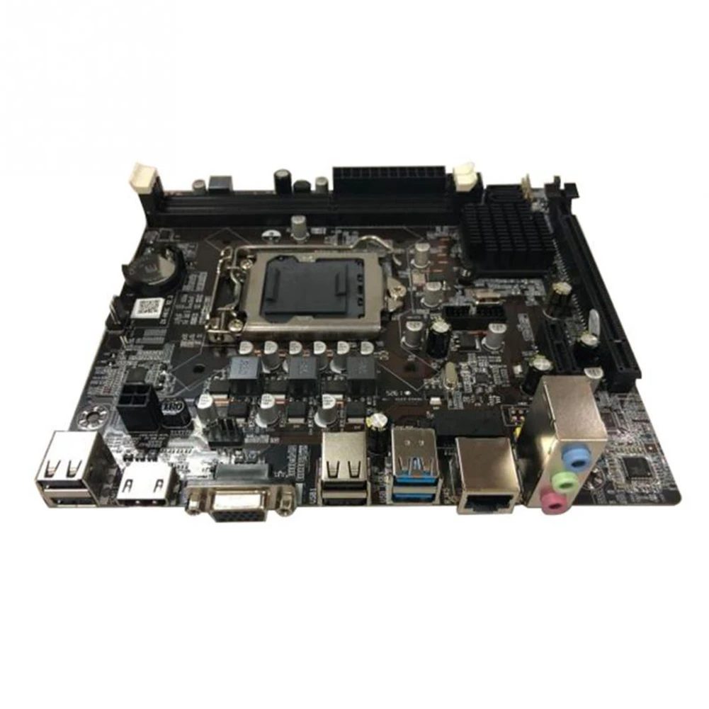 Процессор Intel B75 разъем LGA 1155 Материнская плата mикро ATX 32 ГБ 2 DDR3 1066 1333 1600 USB 3,0 PCI-E для Ксеон Core i3 i5 i7 LGA1155