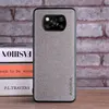 Case for Xiaomi Poco X3 NFC coque Luxury textile Leather skin soft phone cover for xiaomi poco x3 nfc case funda capa ► Photo 3/6