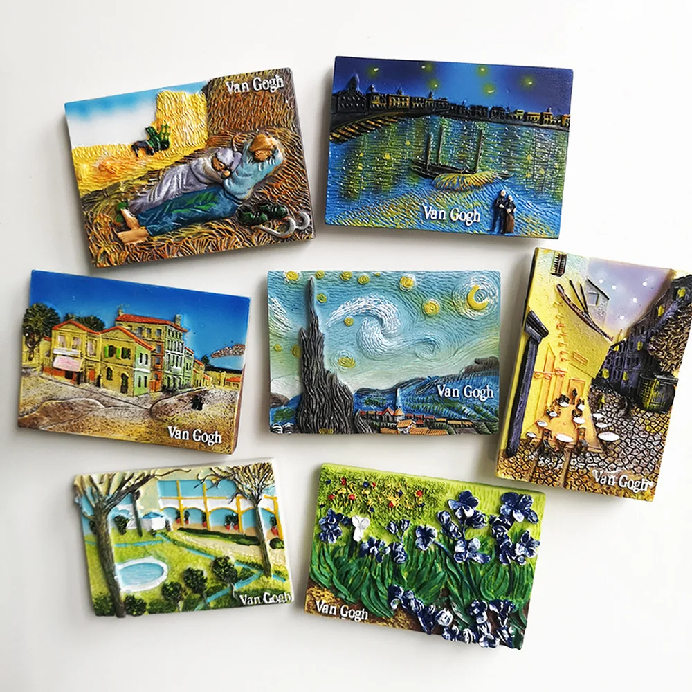 BABELEMI креативный Ван Гог Звездный Подсолнух всемирно известная картина смола