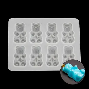 

Cute Bear Sugar Silicone Mould Crystal Resin Epoxy Molds Jewelry Pendant Art DIY Craft Decorations Tools
