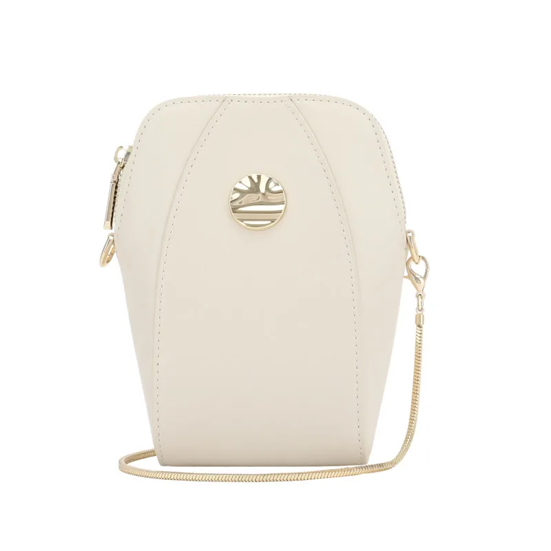 

Mini- Mobile Phone Small Bag Woman 2019 Chain Shell Package Single Shoulder Messenger Genuine Leather luxury handbags designer
