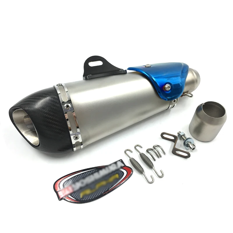 Мотоцикл Yoshimura выхлопная труба Escape модифицированный Универсальный 51 мм Глушитель дБ убийца наклейка для R3 Z900 GSX750R K8 R6 ATV CBR500R