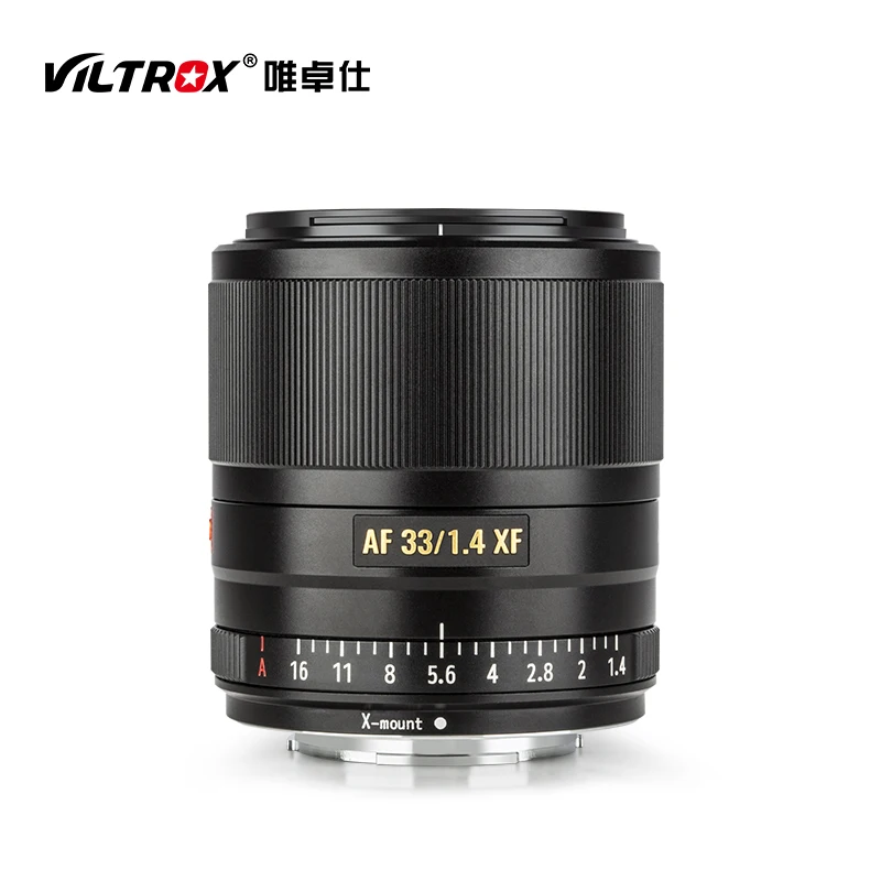 В наличии Viltrox 33 мм F1.4 объектив AF Автофокус Объектив STM XF камера фиксированный для
