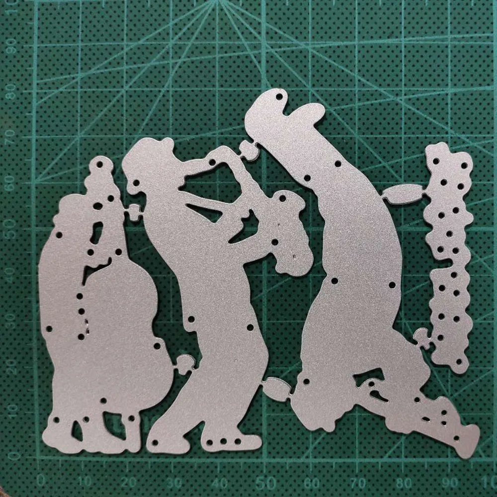 

100*88mm Band boy Metal Cutting Dies Craft Stamps die Cut Embossing Card Make Stencil