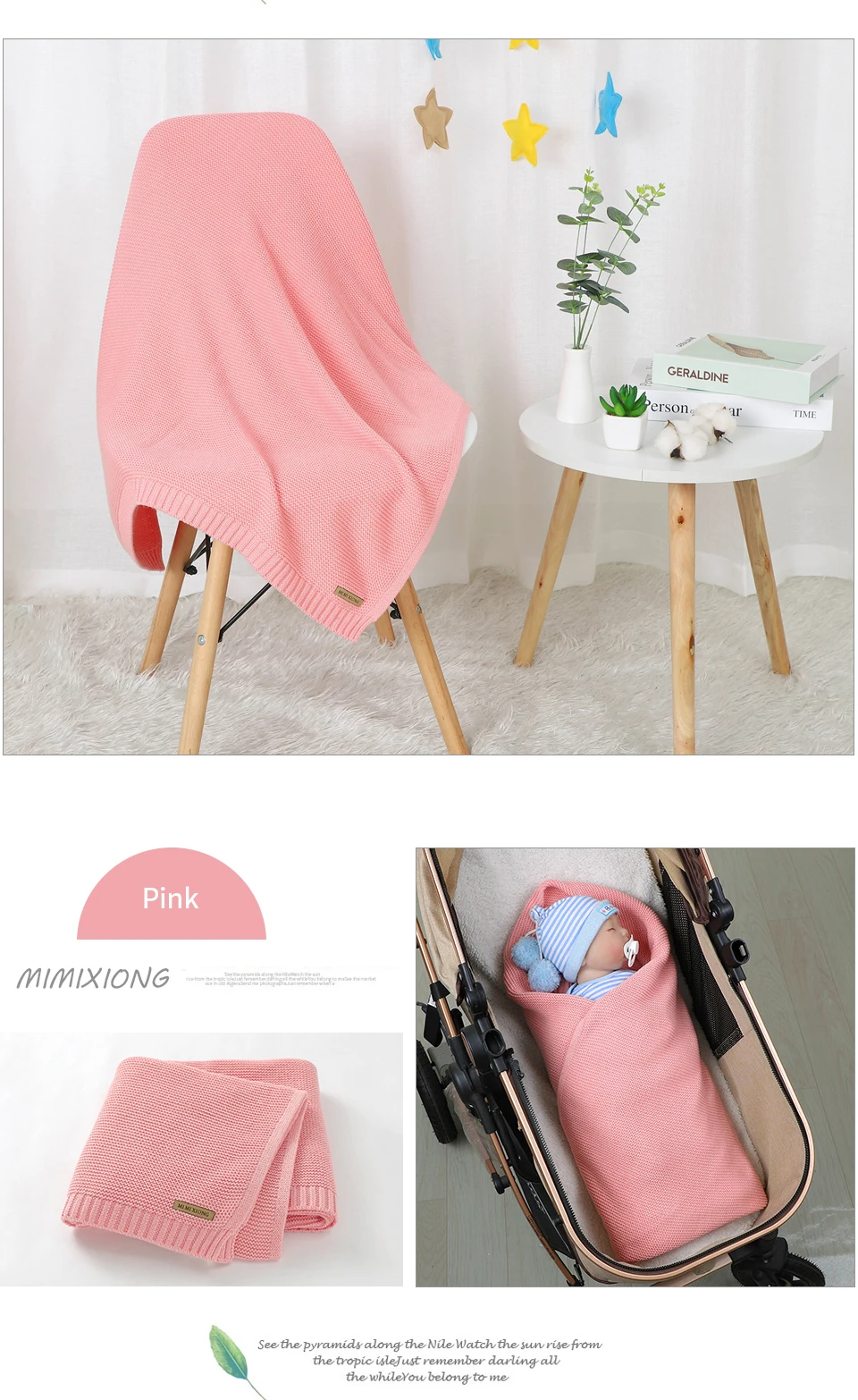 Baby Blankets Super Soft Newborn Swaddle Wrap 100*80cm Knitted Toddler Infantil Sleeping Blanket Quilts for Stroller Bed Carseat 23 Had57d4fa65874be6809b286b7e09a7a7z