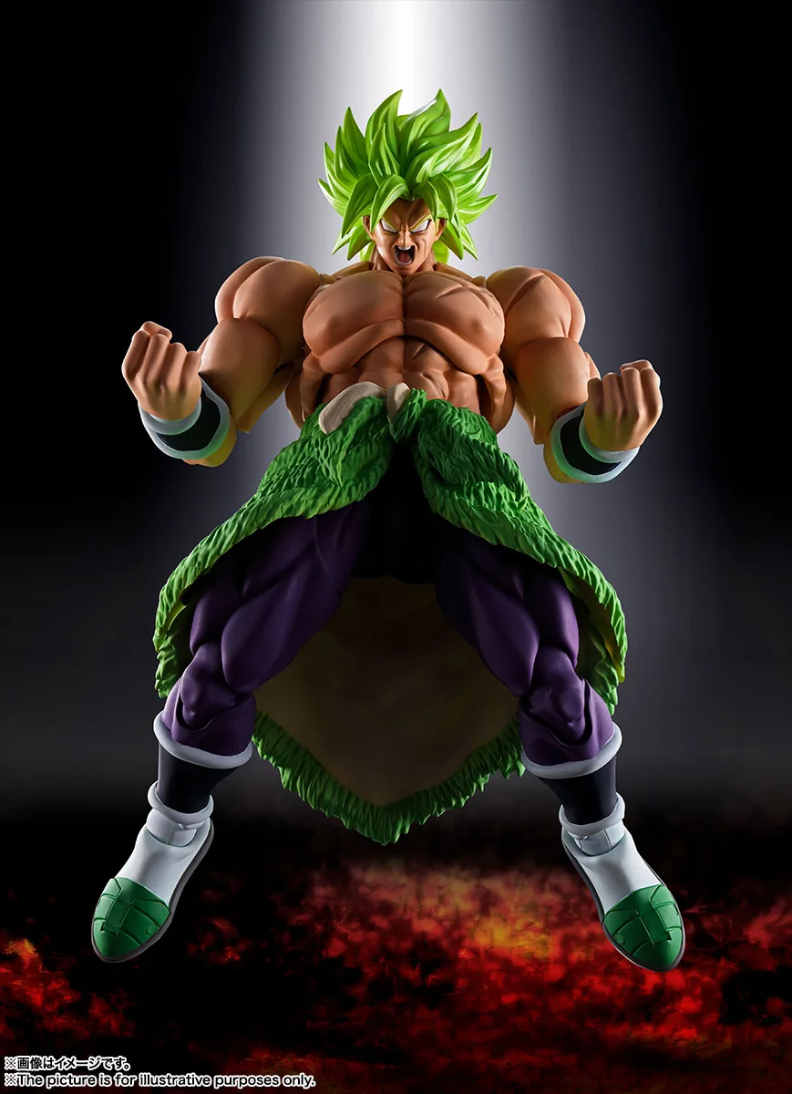 WSTXBD BANDAI Dragon Ball Супер SHF Gogeta BROLY полная мощность фигурка Brinquedos игрушки фигурные
