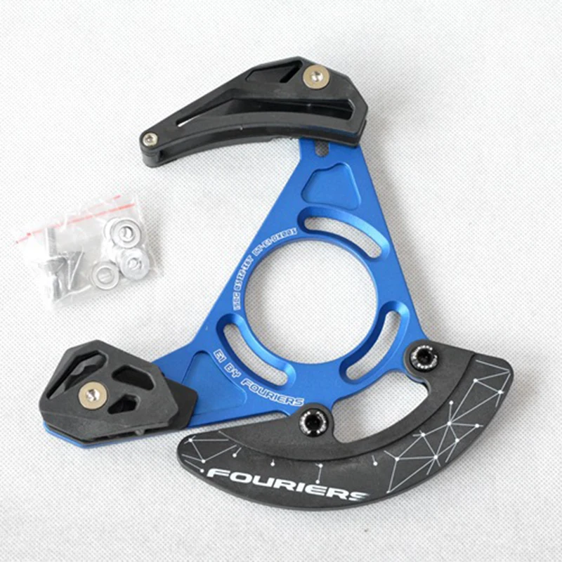 blue ISCG 03 Fouriers Enduro DH цепная направляющая цепь FR XC Bashguard 32 T-38 T устройство с одной скоростью Хранитель спец ISCG ISCG05 для 1* системы - Цвет: blue ISCG 03