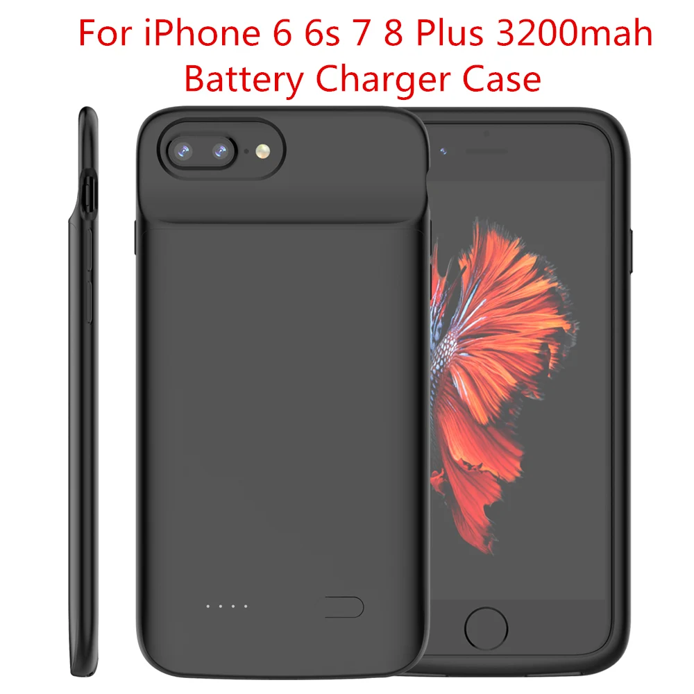iPhone6 6s 7 8 Plus Чехол для iPhone 11 11 Pro 11 Pro Max, чехол для iPhone Xr X Xs Max 6 6s 7 8 Plus, чехол для зарядного устройства, 5000 мАч, чехол для аккумулятора - Цвет: iPhone6 6s 7 8 Plus