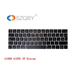 Подлинный SP ключ крышка для MacBook Pro retina 13 "15" A1989 A1990 испанские колпачки для клавиш на клавиатуре Середина 2018 года