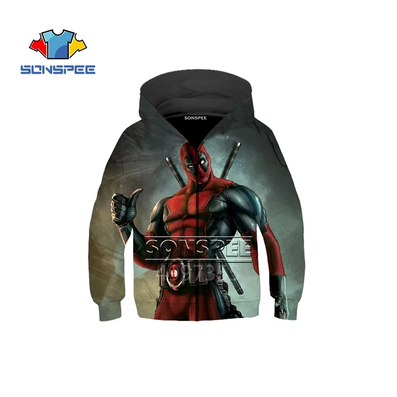 16 Толстовка SONSPEE с 3D принтом Дэдпул супергероев Marvel 2, повседневные толстовки для мальчиков и девочек-подростков, уличная толстовка с капюшоном, забавная одежда Z14 - Цвет: 16