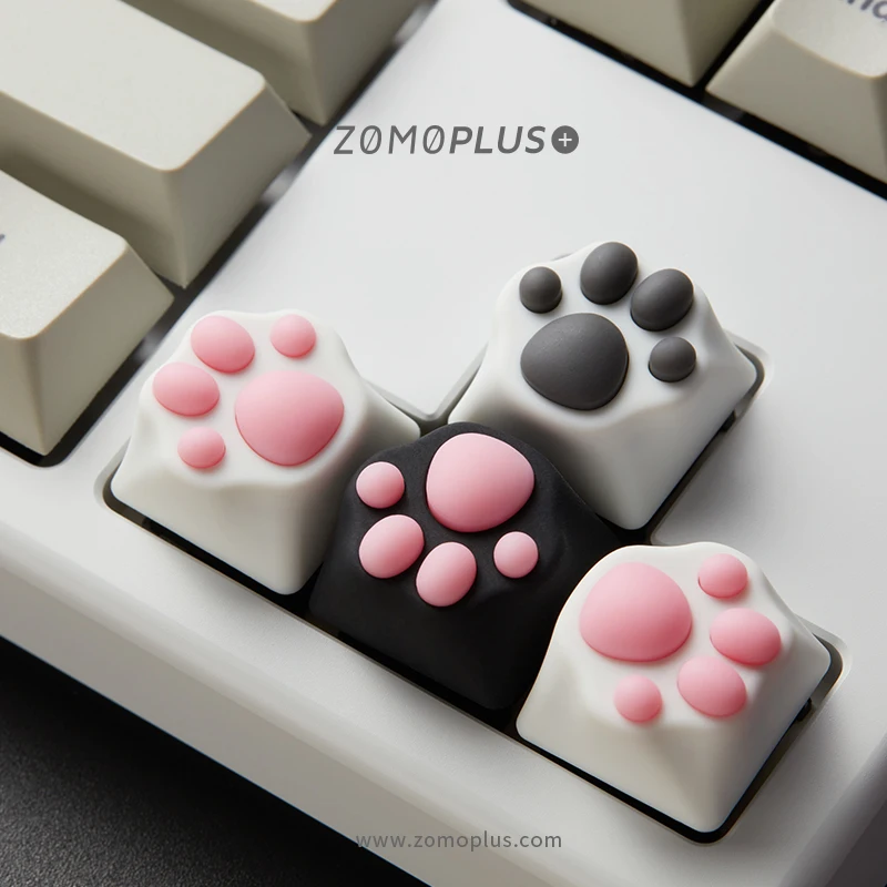 Zomo Além Disso Keycap Mecânica Abs e Silicone Gato Macio e Bonito
