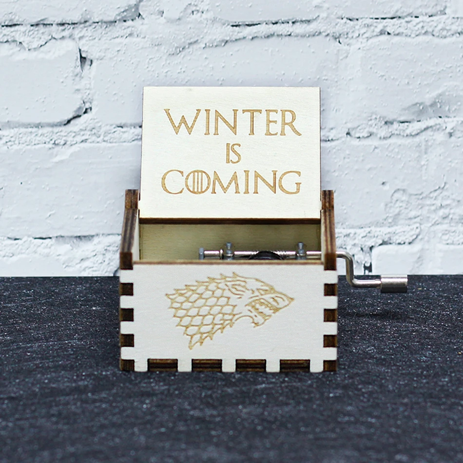 Game of thrones Горячая антикварная резная деревянная ручная кривошипная музыкальная шкатулка королевы Игра престолов для моей Goigeous жены тема музыкальная шкатулка Рождественский подарок на день рождения - Цвет: Game of thrones