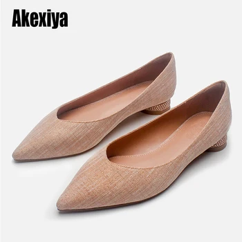 

Women Spring Low Heels Shoes Shallow Summer Rhinestones Pointed Toe Sweet Lady Dress Princess Pumps Shoes 3 CM s787