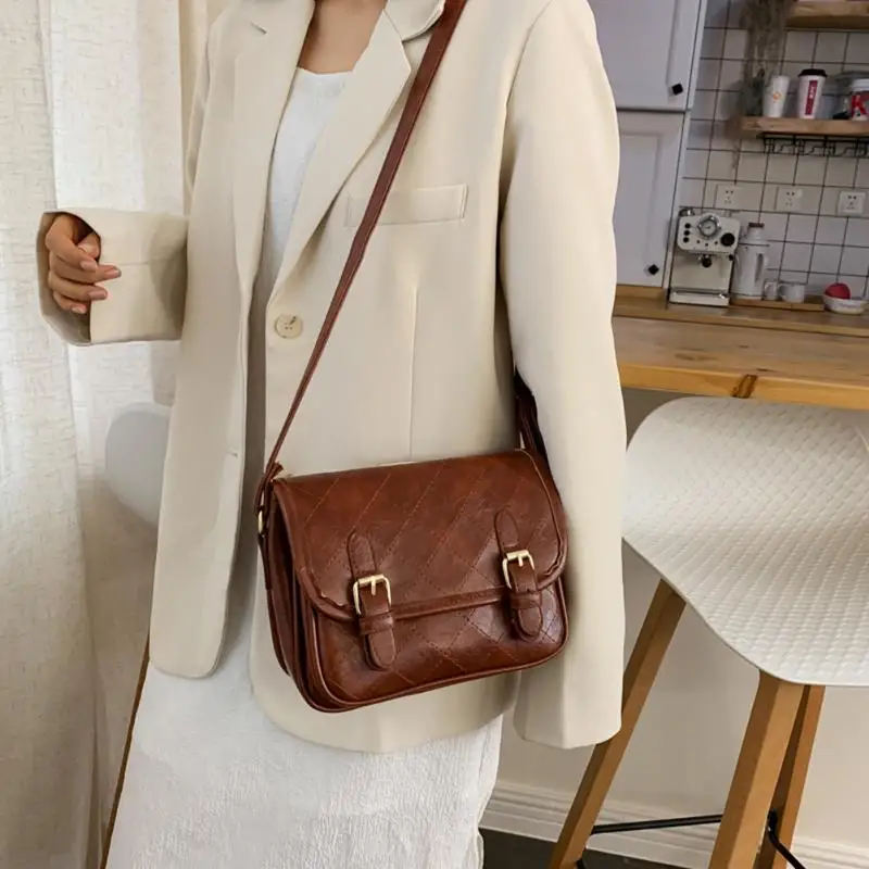 Лидер продаж, винтажные сумки через плечо bolsa feminina, женские сумки через плечо, кожаные одноцветные сумки-мессенджеры, сумки