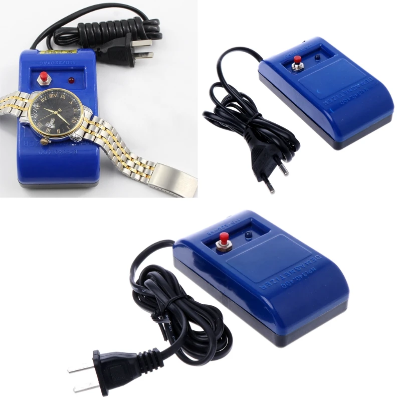 

Watch Repair Screwdriver Tweezers Electrical Demagnetizer Demagnetize Tool EU US