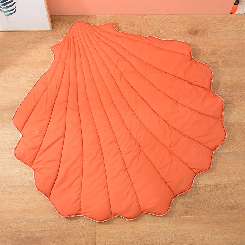 

Drop Shipping New Cotton Cartoon Shell Play Mat Door Floor Children's Carpet Climbing Pad Kids Rug