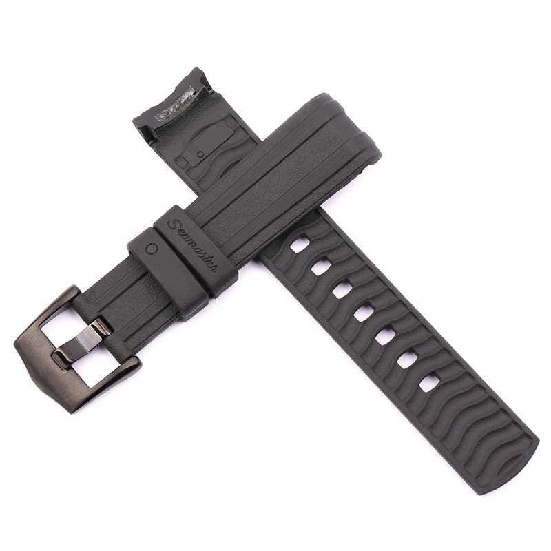 20mm silicone strap suitable for Omega Seamaster 300 men and women rubber sports waterproof 316L solid stainless steel buckle