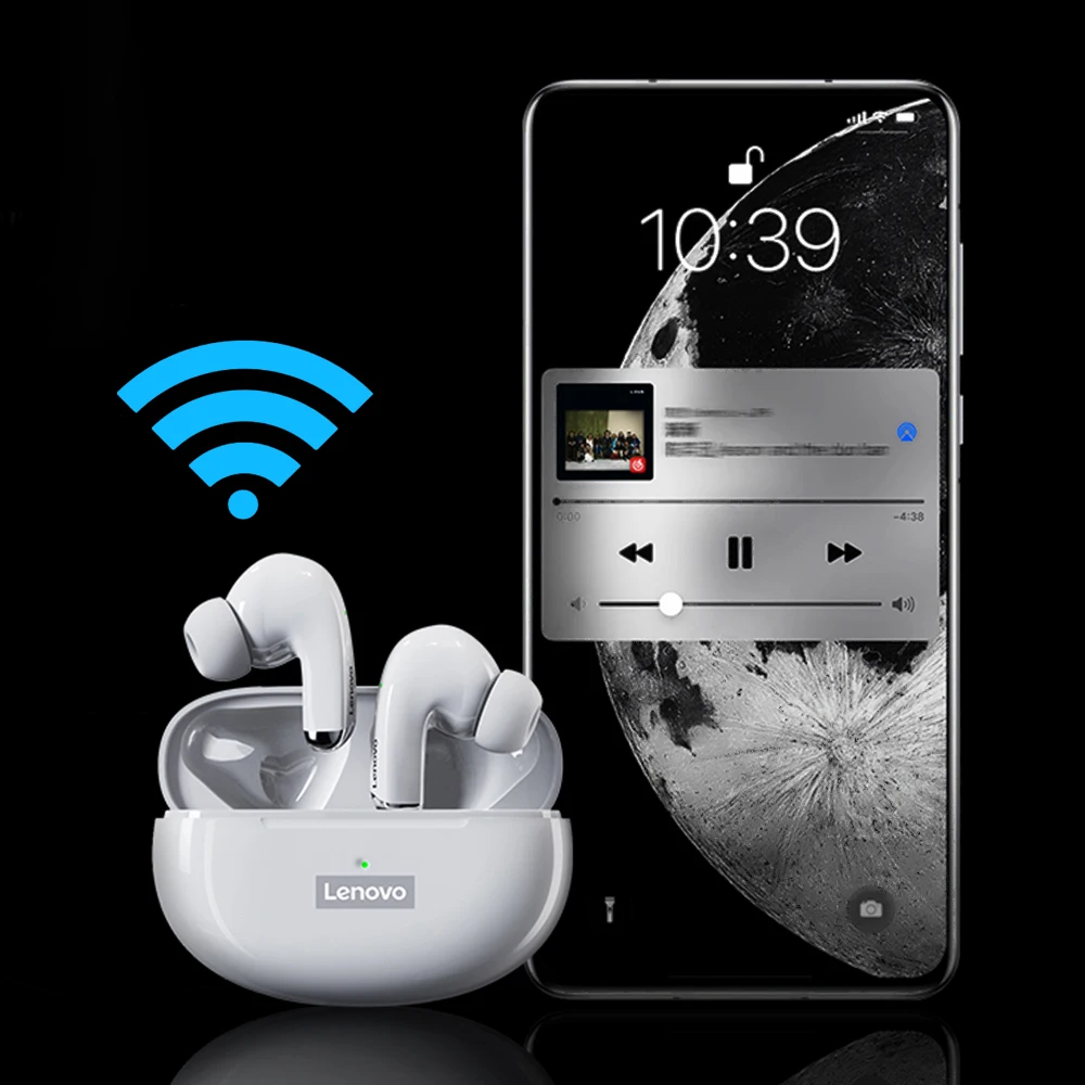 Lenovo LP5 Wireless Earphone BT5.0 Low Latency Pairing Noise Cancellation Wateroof Sports Earbuds 6