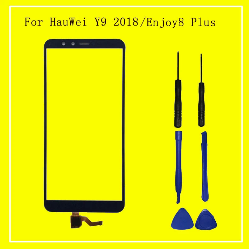 Сенсорный экран для huawei Y9 сенсорный экран дигитайзер Панель переднее стекло объектив Замена датчика