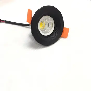 

10pcs/lot 3W diameter 60mm AC/dc12v 95-277V beleuchtet unten Kleine Einbau Runde Spot Lights Leuchten Warm White 3000K + Treiber