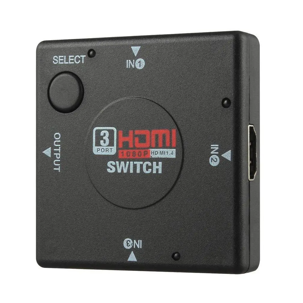 3/5 порт 1080P HDMI Переключатель Селектор Switcher разветвитель концентратор +
