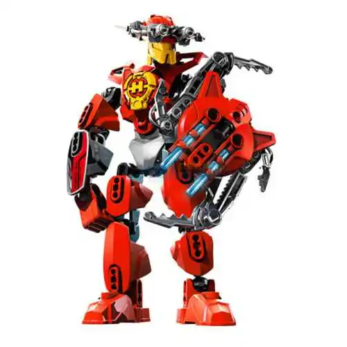 6 шт. Hero Factory Star Warrior Soldiers Bionicle Surge Evo Stringer фигурки роботов строительные блоки, совместимые с игрушками - Цвет: 5