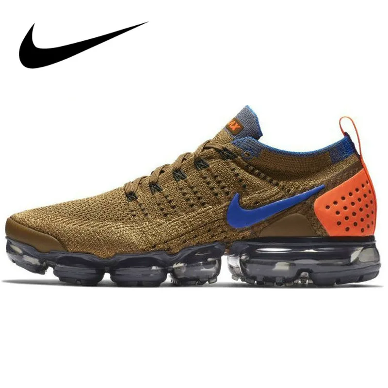 Pаспродажа Оригинальная продукция Nike Air Vapormax Flyknit 2,0 мужские кроссовки для бега удобные спортивные уличные дышащие кроссовки из сетки 2019 Новинка 942842