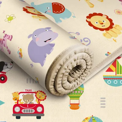 Детский игровой коврик-пазл детский коврик утолщенный Tapete Infantil детская комната ползающий коврик складной коврик ковер для детей
