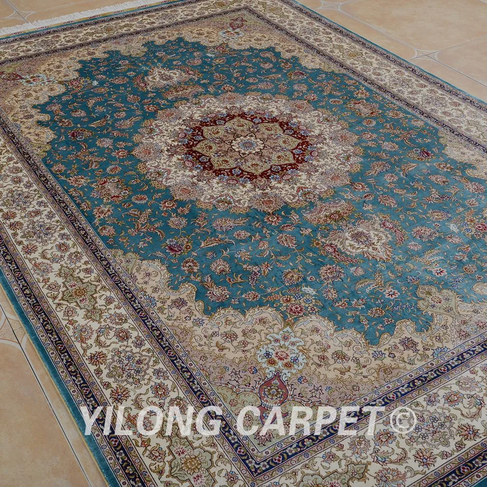Yilong 5,5 'x8' персидский шелковый ковер прямоугольник vantage шелковые ковры для продажи(YL1113A