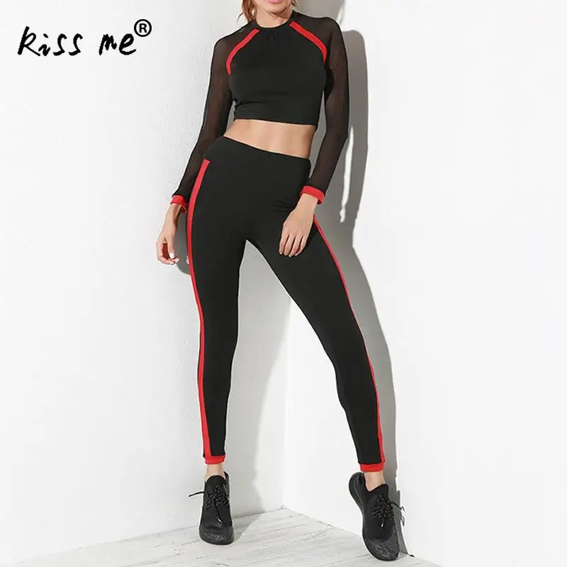 

Cotton Slimming Yoga Set Women Running Sport Suit Skinny Style Gym Wear Sport Leggings Fitness Sportswear Yoga Suit Female